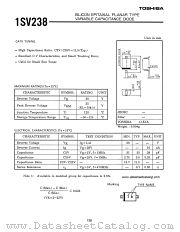 1SV238 datasheet pdf TOSHIBA