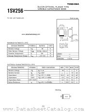 1SV256 datasheet pdf TOSHIBA