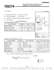 1SV274 datasheet pdf TOSHIBA