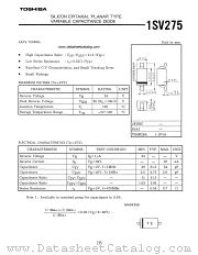 1SV275 datasheet pdf TOSHIBA