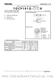 TOCP101Q-[][]B datasheet pdf TOSHIBA