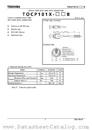 TOCP101X-[][]B datasheet pdf TOSHIBA