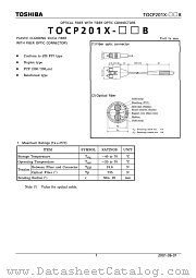 TOCP201X-[][]B datasheet pdf TOSHIBA