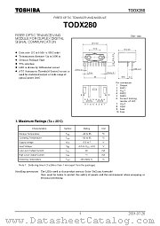 TODX280 datasheet pdf TOSHIBA