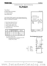 TLP3521 datasheet pdf TOSHIBA