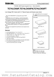 TC74LCX05F datasheet pdf TOSHIBA