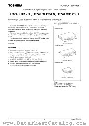 TC74LCX125F datasheet pdf TOSHIBA