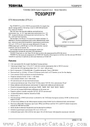 TC93P27F datasheet pdf TOSHIBA