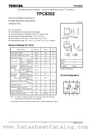TPC8302 datasheet pdf TOSHIBA