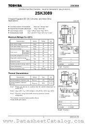 2SK3089 datasheet pdf TOSHIBA