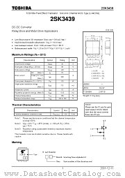 2SK3439 datasheet pdf TOSHIBA