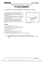 TC74LCX646FS datasheet pdf TOSHIBA