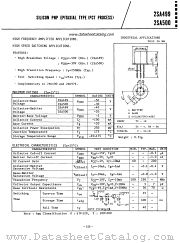 2SA499 datasheet pdf TOSHIBA