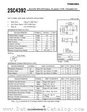 2SC4392 datasheet pdf TOSHIBA