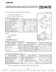 2SC4470 datasheet pdf TOSHIBA