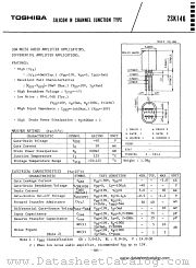 2SK146 datasheet pdf TOSHIBA