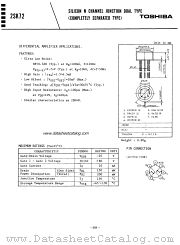 2SK72 datasheet pdf TOSHIBA