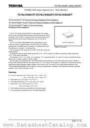 TC74LVX4051FT datasheet pdf TOSHIBA