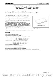 TC74VCX162244FT datasheet pdf TOSHIBA