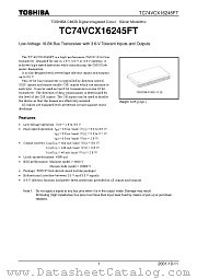 TC74VCX16245FT datasheet pdf TOSHIBA
