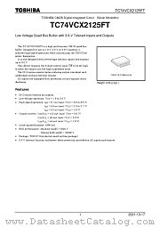 TC74VCX2125FT datasheet pdf TOSHIBA