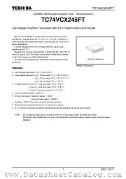 TC74VCX245FT datasheet pdf TOSHIBA