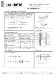 4016BF datasheet pdf TOSHIBA