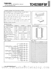 4028BP datasheet pdf TOSHIBA