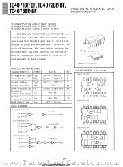 TC4072BP datasheet pdf TOSHIBA