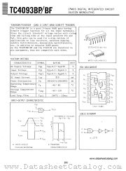 4093BF datasheet pdf TOSHIBA