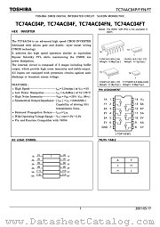 TC74AC04FT datasheet pdf TOSHIBA