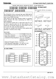 TC74AC125FT datasheet pdf TOSHIBA