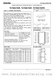 TC74AC153F datasheet pdf TOSHIBA