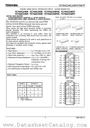 TC74AC244P datasheet pdf TOSHIBA