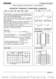 TC74AC273FW datasheet pdf TOSHIBA