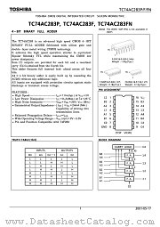TC74AC283FN datasheet pdf TOSHIBA