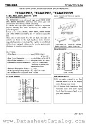 TC74AC299F datasheet pdf TOSHIBA