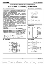 TC74AC390P datasheet pdf TOSHIBA