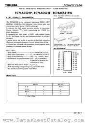 TC74AC521P datasheet pdf TOSHIBA