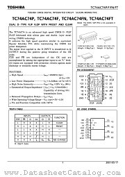 TC74AC74P datasheet pdf TOSHIBA
