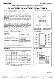 TC74ACT164F datasheet pdf TOSHIBA