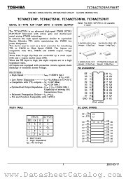TC74ACT574FW datasheet pdf TOSHIBA