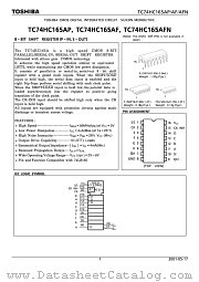 TC74HC165AP datasheet pdf TOSHIBA