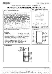 TC74HC259AFN datasheet pdf TOSHIBA