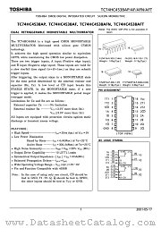 TC74HC4538AP datasheet pdf TOSHIBA