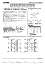 TC74HC540AFW datasheet pdf TOSHIBA