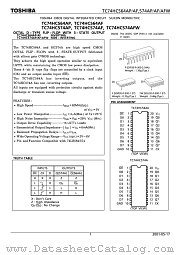 TC74HC574AP datasheet pdf TOSHIBA