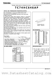 TC74HC646AP datasheet pdf TOSHIBA