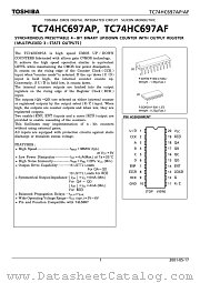 TC74HC697AF datasheet pdf TOSHIBA