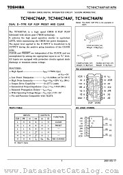 TC74HC74AFN datasheet pdf TOSHIBA